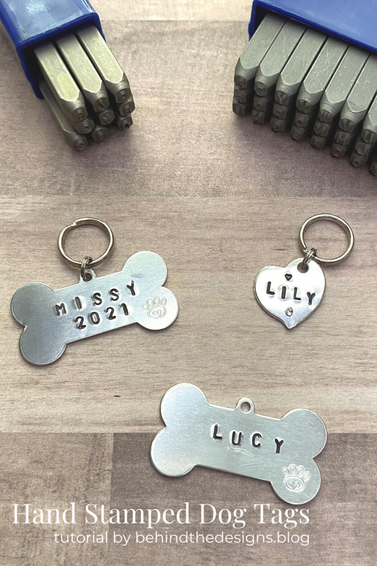Hand Stamped Dog Tags Tutorial