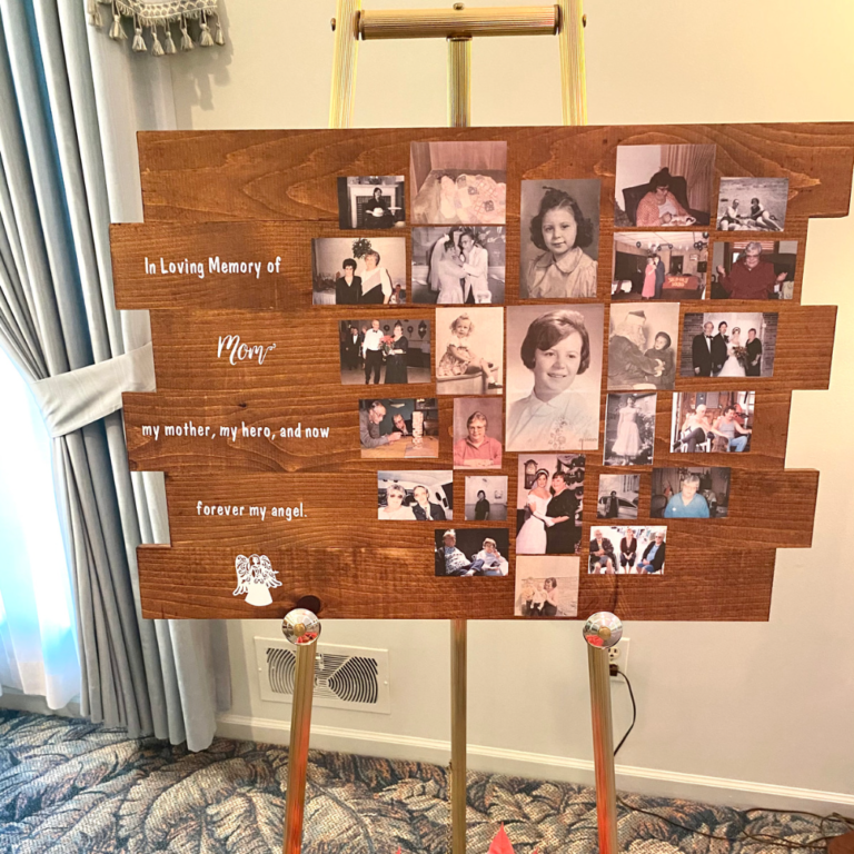 How To Create a DIY Keepsake Funeral Memory Board