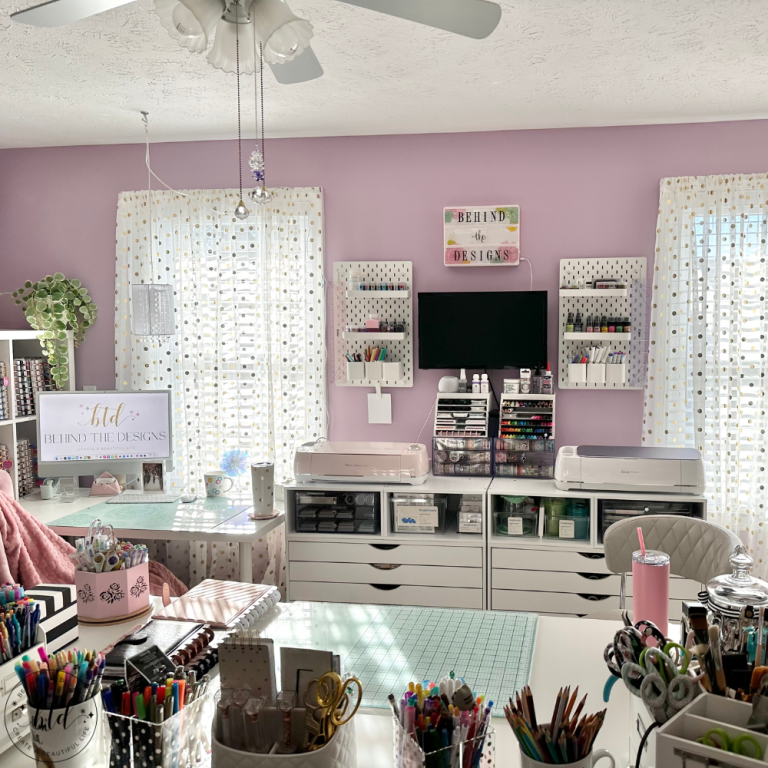 2023 Ikea Craft Room Tour Kate Spade Inspired
