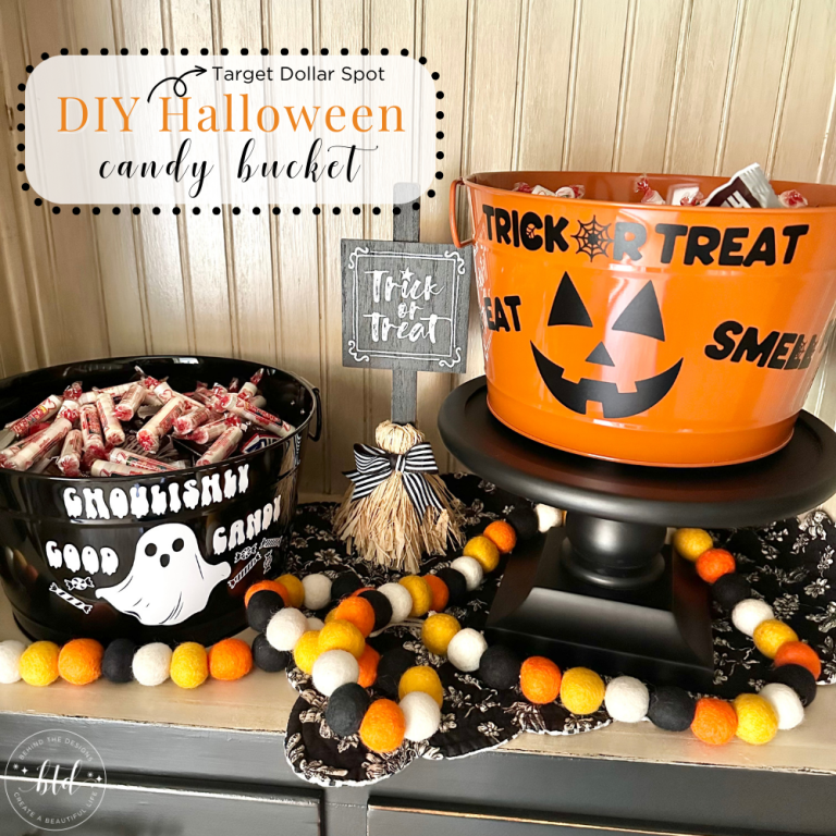 DIY Cricut Halloween Candy Bucket