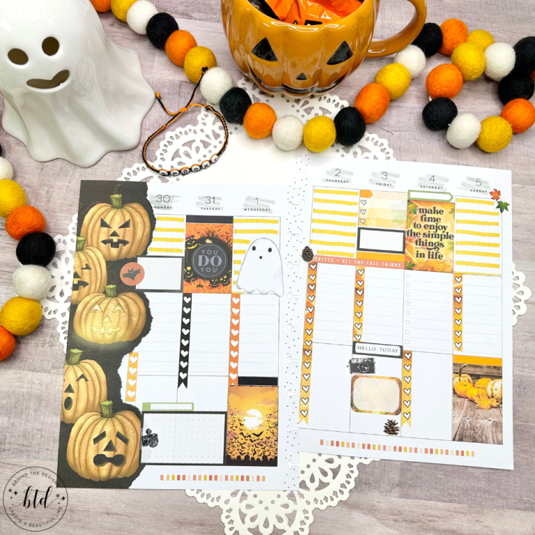 Tips For Creating A Dual-Themed Planner Spread