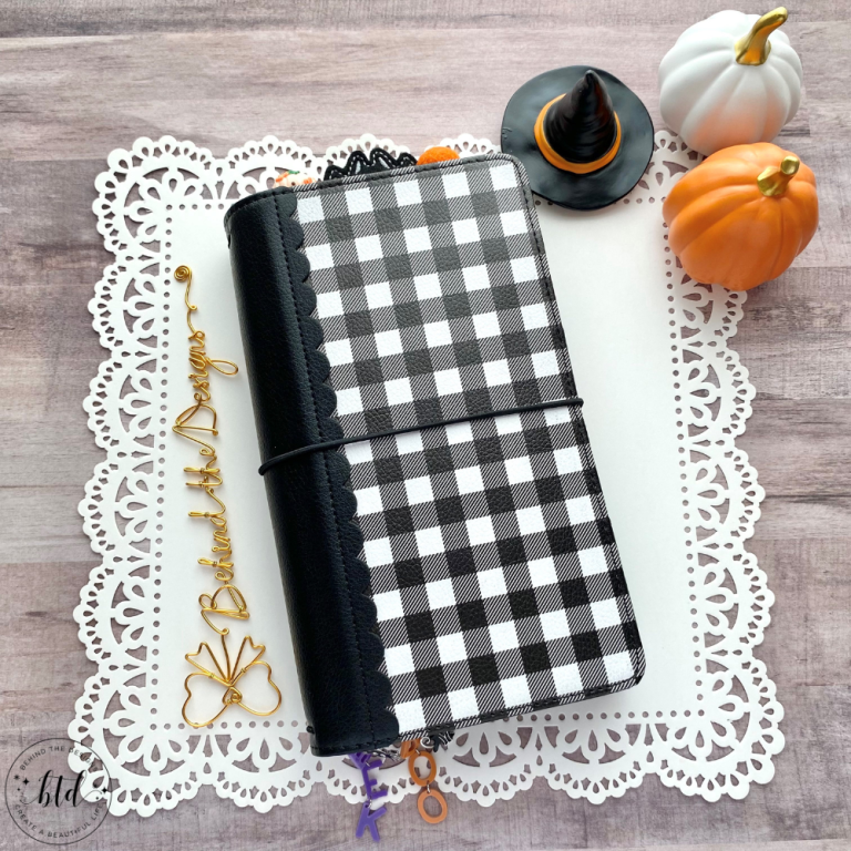 Halloween Kit Travelers Notebook Setup