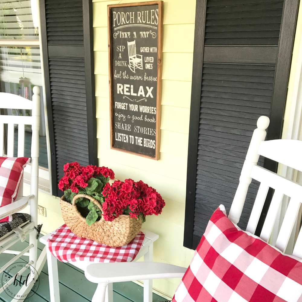 Easy Summer Decorating Ideas For Your Porch