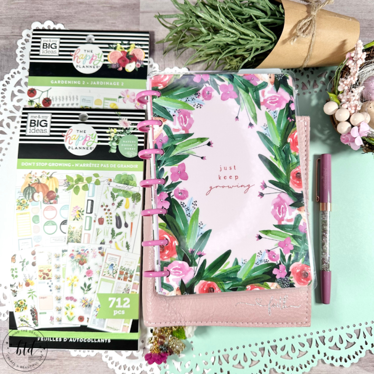 How to Set Up a Garden Journal Using a Mini Happy Planner