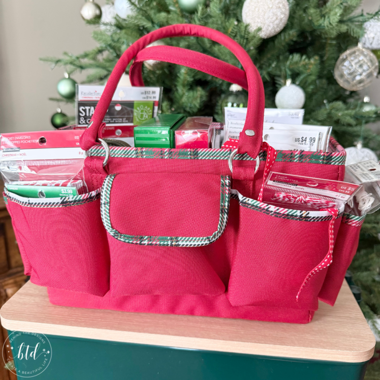 How to Organize A Christmas Central Craft Cart